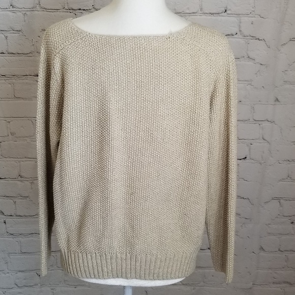 Cherish Tan Glitter Sweat - Picture 2 of 6